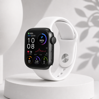 Montre connectée - compatible iOS et Android